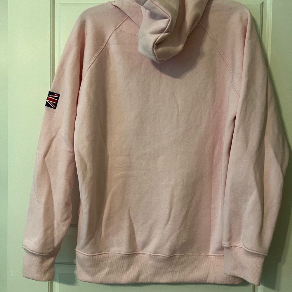 Posh Pink and Gray Sweatshirt Hoodie - Picture 5 of 9